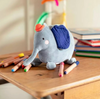 MOULIN ROTY 'BLUE ELEPHANT' RATTLE