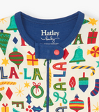 HATLEY FALALA COTTON FOOTED COVERALL - BLUE