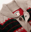 HATLEY HOLIDAY ELKS SHAWL COLLAR CARDIGAN