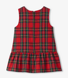 HATLEY RED PLAID PINAFORE DRESS