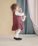 HATLEY RED PLAID PINAFORE DRESS