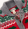 HATLEY KNIT BEAR SHAWL COLLAR CARDIGAN