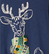 HATLEY REINDEER SCARF PUFF TEE SHIRT