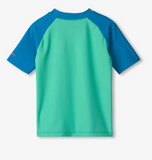 HATLEY BLUE SHORT SLEEVE RASH GUARD