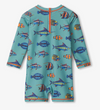 HATLEY BABY TROPICAL FISH ONE PIECE RASH GUARD