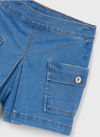 MAYORAL CARGO DENIM SHORTS