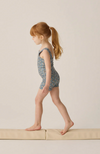 RYLEE + CRU MALIBU BODYSUIT - BLUE FLORAL