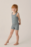 RYLEE + CRU MALIBU BODYSUIT - BLUE FLORAL
