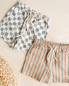 RYLEE + CRU BOARDSHORT - COASTAL CHECK
