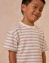 RYLEE + CRU RELAXED TEE - GRAPEFRUIT STRIPE