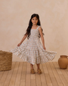 RYLEE + CRU TAYLOR DRESS - GARDEN GRID