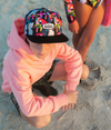 HEADSTER BACK NEON PULLOVER - PEACHES