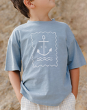 RYLEE + CRU RELAXED TEE - ANCHOR
