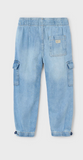 MAYORAL WIDE LEG CARGO PANTS - BLEACH