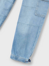 MAYORAL WIDE LEG CARGO PANTS - BLEACH