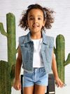 MAYORAL CASUAL DENIM SHORTS - LIGHT WASH