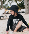 HEADSTER 'OFFSHORE' RASH GUARD - BLACK