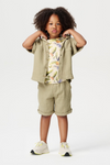 NOPPIES TROPICAL GREEN TEE 'LONOKE'