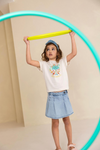 NOPPIES WHISPER WHITE TEE - 'NOKOMIS'