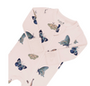KYTE ZIPPERED FOOTIE - BLUSH BUTTERFLY