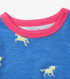 HATLEY UNICORN GLOW IN THE DARK SHORT SLEEVE SHORT PJ