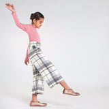 MAYORAL TWEEN PLAID CULOTTE PANT