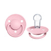 BIBS BABY PACIFIER DE LUX SILICONE 2PK BABY PINK