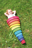 GIRL IN RAINBOW WOODEN TOY