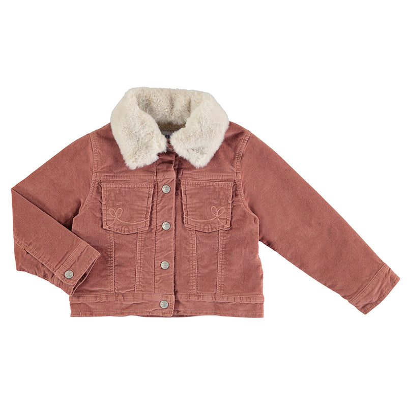 Pink corduroy sale jacket zara