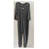 THE WOOLY DOODLE - LOUNGE LONG ROMPER - GREY