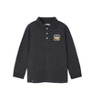 MAYORAL LONG SLEEVE POLO - CARBON