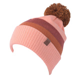 L & P APPAREL KNIT LINED TOQUE - PASSION PINK