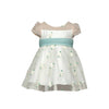 ABEL & LULA BABY EMBROIDERED TULLE DRESS