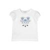 MAYORAL EMBROIDERED HEART TEE - BLUE