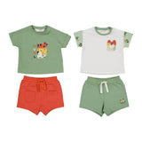 MAYORAL BABY 4 PIECE SHORT SET - LION