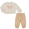 MAYORAL BABY BUTTERFLY SWEATER SET