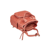 ABEL & LULA CORDUROY BACKPACK - BRICK RED