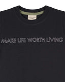 TURTLEDOVE ORGANIC LIVING LIFE EMBROIDERED SHIRT