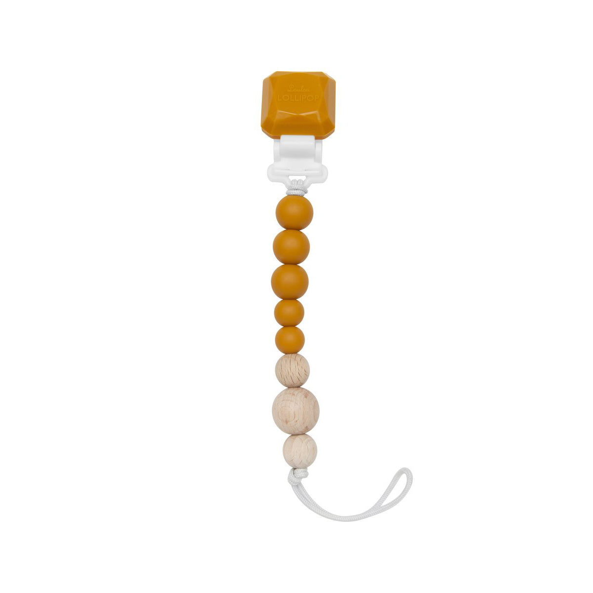 LOULOU LOLLIPOP GOLDEN GLOW COLOUR POP PACIFIER CLIP – Juno Kid's Clothes
