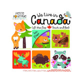 'WE LIVE IN CANADA' FLAP TOUCH + FEEL BOOK